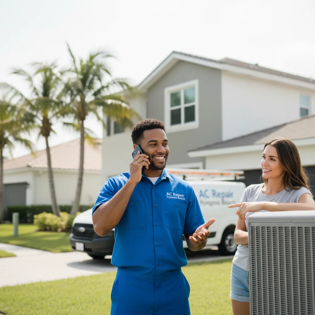 AC Repair Pompano Beach customer support in Triangle